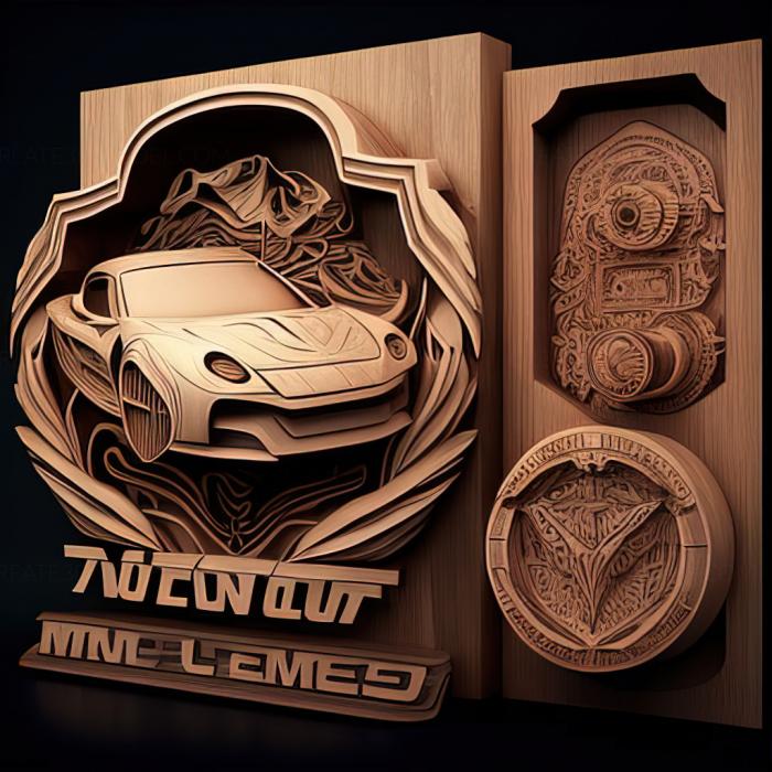 نموذج ثلاثي الأبعاد لآلة CNC ألعاب لعبة st Need for Speed Most Wanted Deluxe DLC Bundle